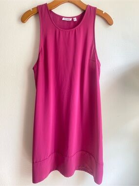 Tildon Fuchsia Sleeveless Shift Dress